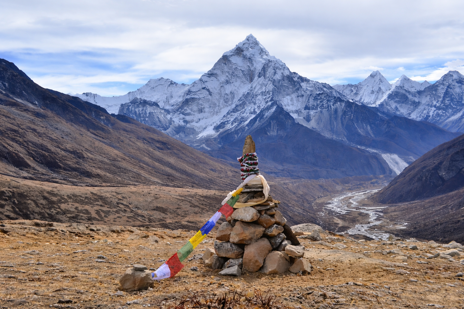 Everest Three Passes Trek trekking route