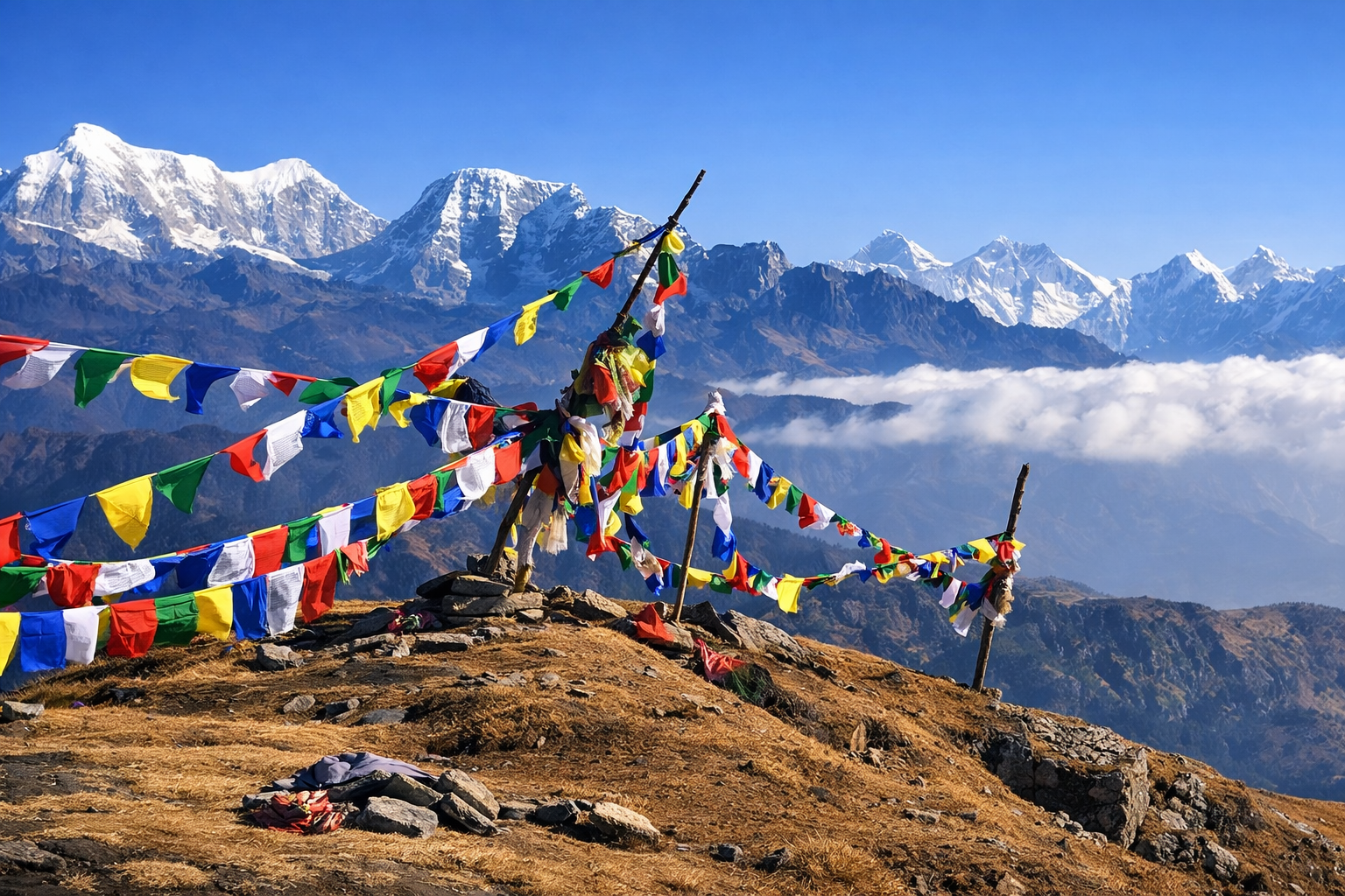 Pikey Peak Trek trekking route