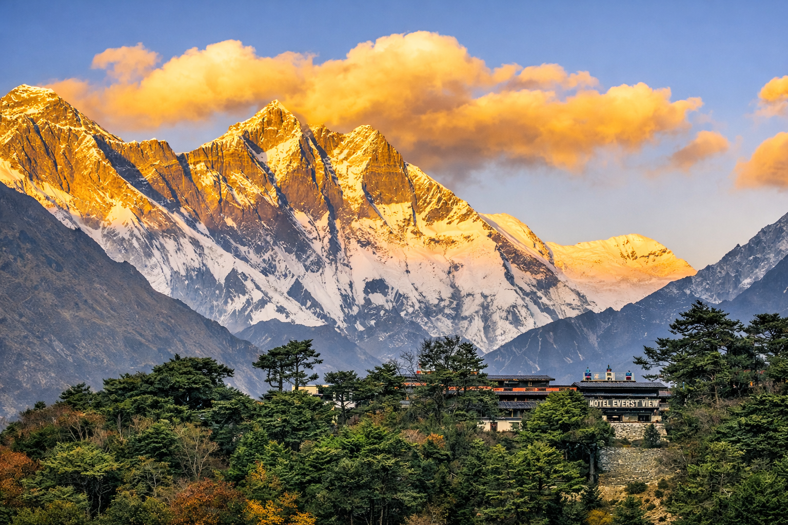 Short Everest Panorama Trek trekking route